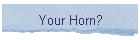 Your Horn?